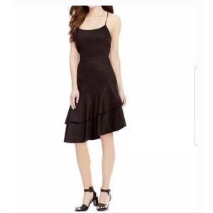 ANTONIO Melani Christine Dress black asymmetrical